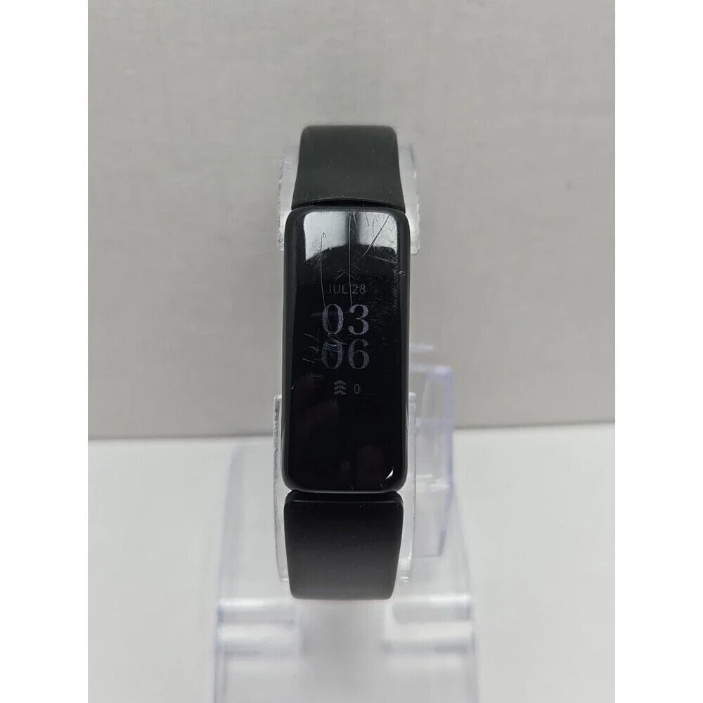 Fitbit Inspire 2 Fitness Tracker Black Heart Rate Monitor Tested W/ Charger